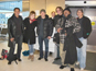At Halifax airport with group photo