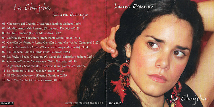 Laura Ocampo's CD Front Cover