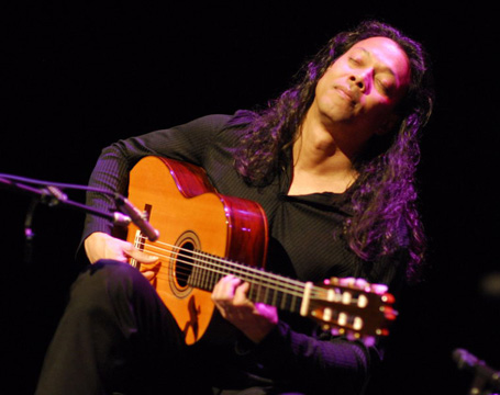 On stage in Victoria, British Columbia 2007